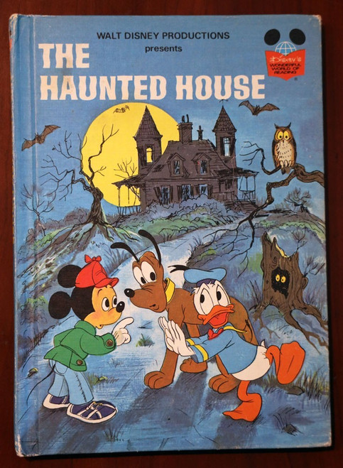 Walt Disney THE HAUNTED HOUSE 1975 Random House #33 Vintage Children's Book