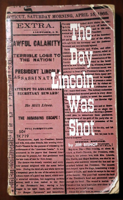 The Day Lincoln Was Shot by Jim Bishop 1965 1st Printing Scholastic Paperback