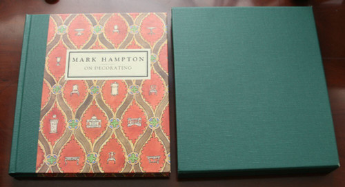 MARK HAMPTON ON DECORATING Signed 1st Edition 1989 Deluxe Collector HC Slipcase