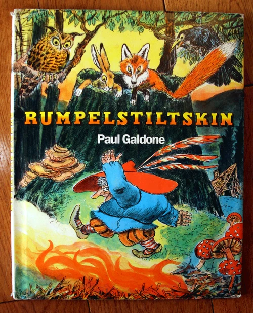 RUMPELSTILTSKIN - Paul Galdone 1985 HC/DJ Clarion Books FIRST EDITION Fairy Tale