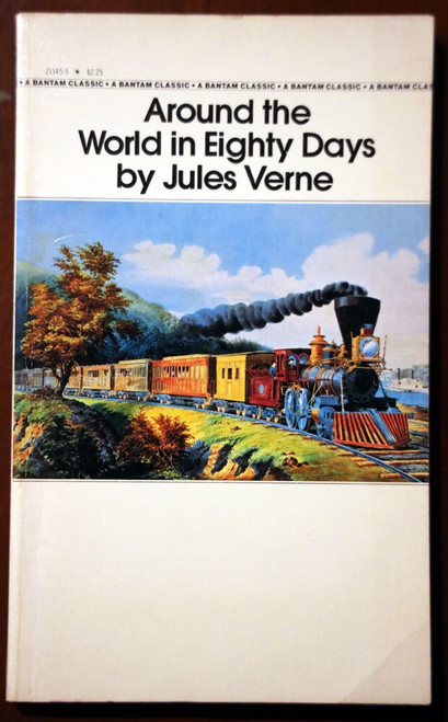 Around the World in Eighty Days by Jules Verne 1984 Bantam Books Paperback