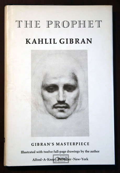 THE PROPHET by Kahlil Gibran 1975 HC/DJ 93rd Printing Alfred A. Knopf Philosopy