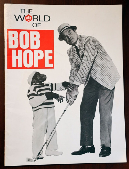The World of BOB HOPE 1970 Illustrated Book Golf/Monkey/Texaco Ad/Movies/Film