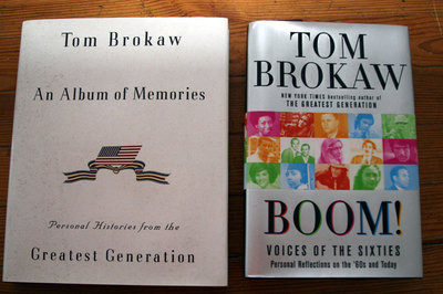 BOOM! & An Album of Memories by TOM BROKAW HC/DJ 2 Books both First Editions!
