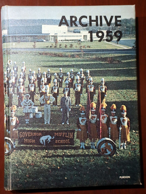 ARCHIVE 1959 Governor Mifflin High School Yearbook Shillington Pennsylvania BERK