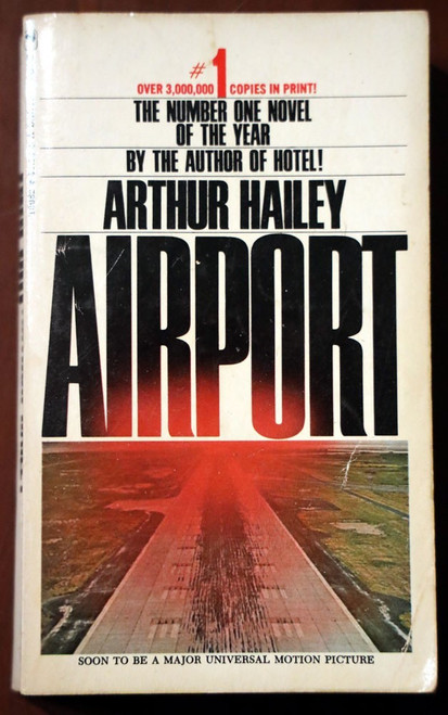 AIRPORT by Arthur Hailey 1969 Vintage Paperback Movie Tie-In Bantam Books