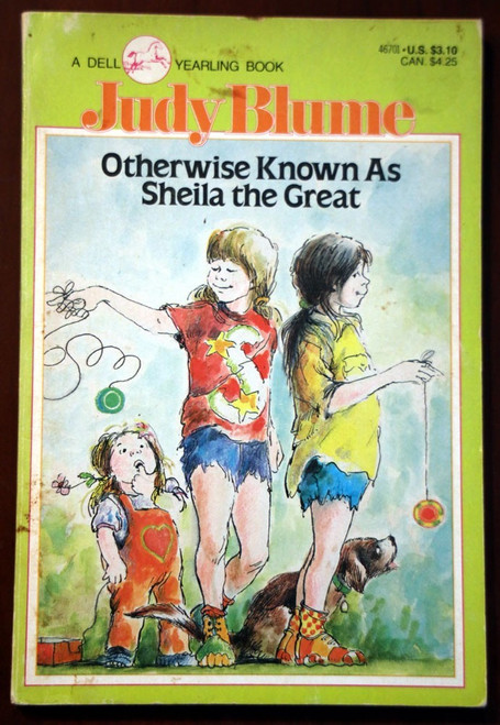 Otherwise Known As Sheila the Great by Judy Blume 1986 Vintage Paperback Dell
