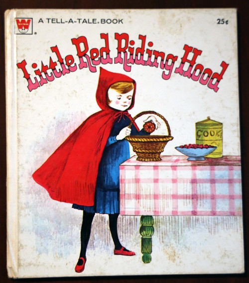 Little Red Riding Hood 1964 June Goldsborough Vintage Tell-A-Tale Book #2416