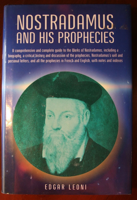 Nostradamus and His Prophecies by Edgar Leoni 1982 HC/DJ Wings Books