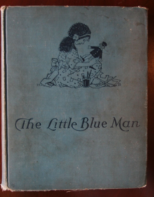 The Little Blue Man by Giuseppe Fanciulli 1926 Illustrated Vintage Book RARE!
