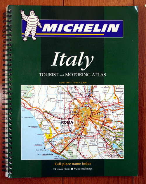 MICHELIN ITALY Tourist & Motoring Atlas 2001 MAPS TRAVEL COMPANION