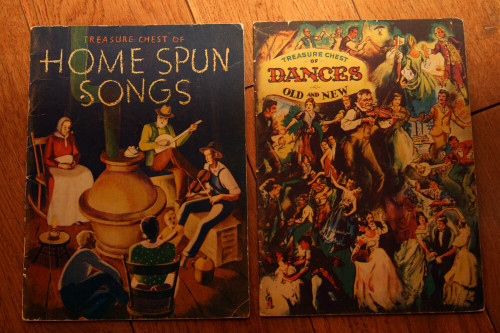 TREASURE CHEST Sheet Music Books Home Spun Songs 1935 + Dances Old & New 1937
