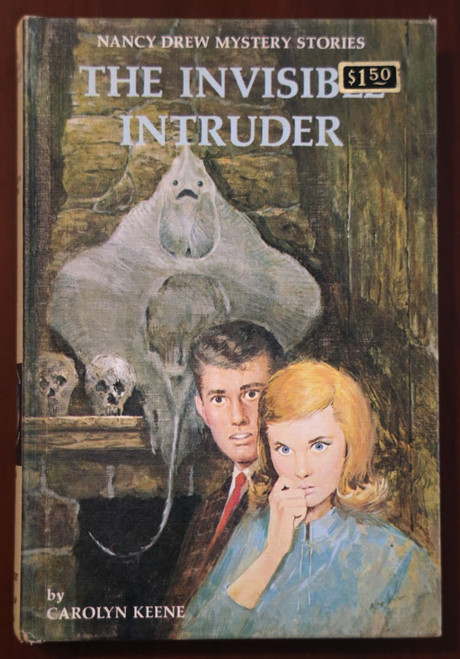 NANCY DREW #46 The Invisible Intruder by Carolyn Keene 1969 1st Printing Yellow