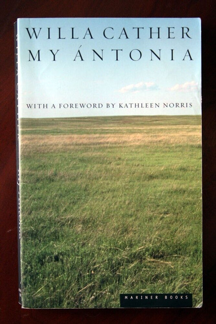 MY ANTONIA by Willa Cather 1995 Mariner Paperback Book Novel of Nebraska