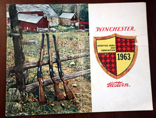 WINCHESTER WESTERN Sporting Arms & Ammunition 1963 Vintage Brochure RIFLES GUNS