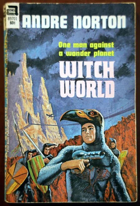 WITCH WORLD by Andre Norton 1963 Vintage Sci-Fi Paperback ACE #89701