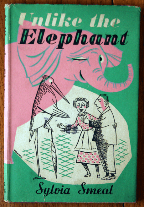 Unlike the Elephant - Sylvia Smeal 1951 HC/DJ Astra Books London PREGNANCY HUMOR