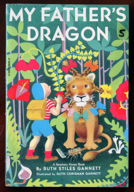 MY FATHER'S DRAGON by Ruth Stiles Gannett c. 1948 Trumpet Club Paperback