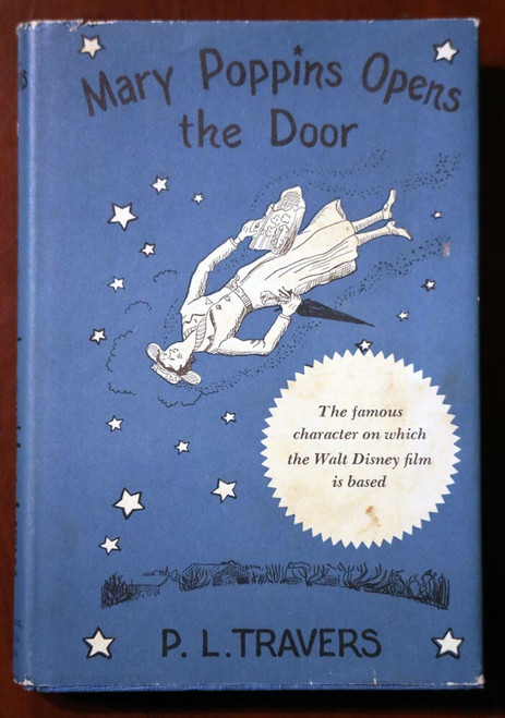 Mary Poppins Opens the Door by P.L. Travers 1943 HC/DJ $3.50 Dust Jacket Price