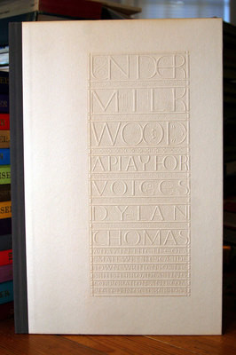 Under Milk Wood: A Play for Voices by Dylan Thomas 1989 Calligraphy Text