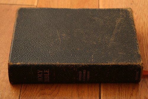 HOLY BIBLE RSV Thomas Nelson & Sons Vintage Leather 1953