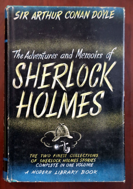 SHERLOCK HOLMES by Sir Arthur Conan Doyle 1921 HC/DJ Modern Library #206