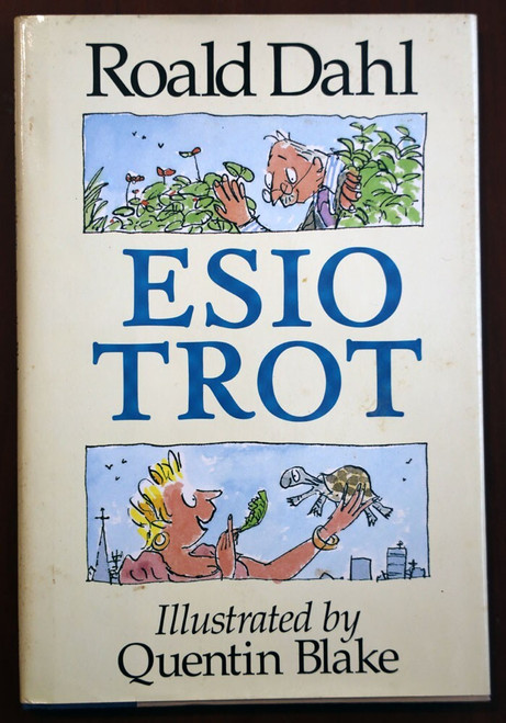 ESIO TROT by Roald Dahl 1990 First Edition 2nd Printing HC/DJ Vintage Children's