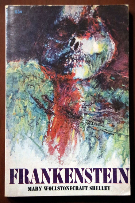 FRANKENSTEIN by Mary Shelley 1967 RARE 1st Ed Vintage Scholastic Paperback T 942
