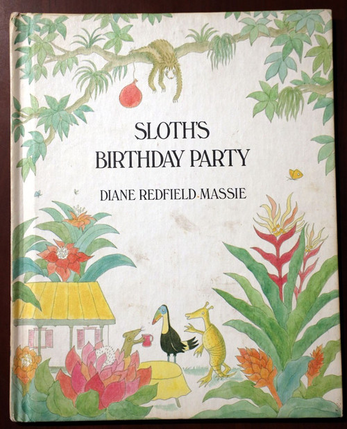 SLOTH'S BIRTHDAY PARTY Diane Redfield Massie 1976 Xerox Weekly Reader Hardcover