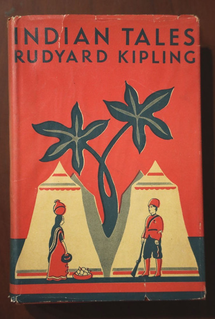 INDIAN TALES by Rudyard Kipling 1933 HC/DJ BONIBOOKS Vintage Series RARE EDITION