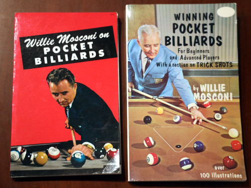WILLIE MOSCONI Winning Pocket Billiards Vintage 1979 Book Lot POOL Memorabilia