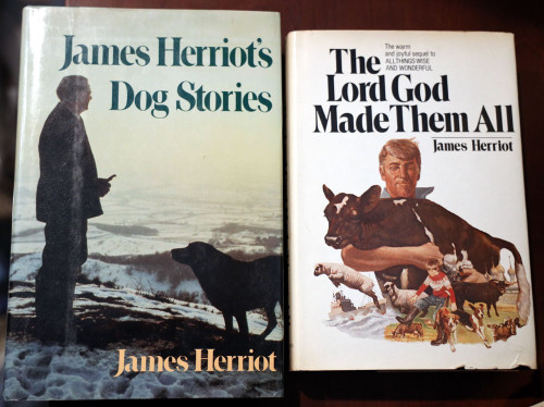 James Herriot's Dog Stories 1986 1st Edition + Lord God Made Them All 1981 HC/DJ