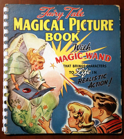 Fairy Tale Magical Picture Book by Fred Voges 1948 Dyco INTERACTIVE/Red Wand