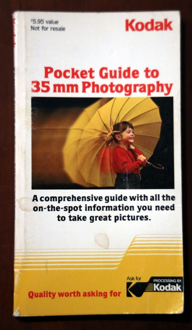 EASTMAN KODAK COMPANY Pocket Guide 35mm Photography 1983 Vintage Manual - CAMERA