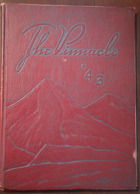 1943 PINNACLE Hamburg Area High School Yearbook HAHS Pennsylvania Berks Co. PA