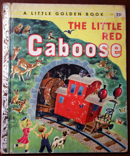 The Little Red Caboose by Marian Potter/Tibor Gergely Little Golden Book 319 "F"