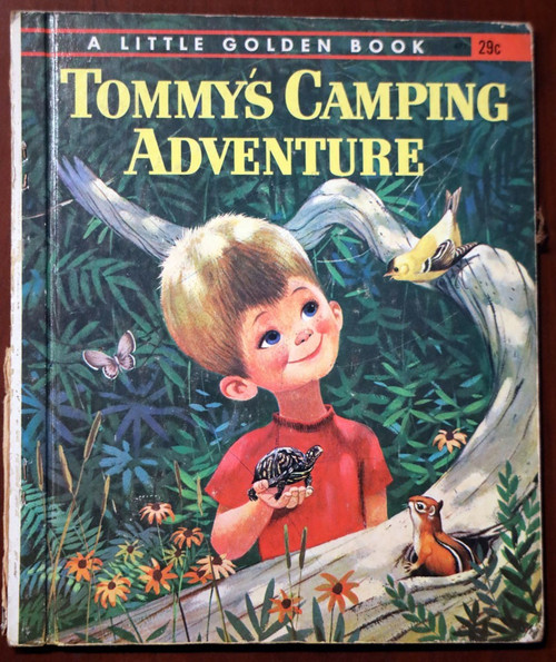 Tommy's Camping Adventure by Gladys Saxon/Mel Crawford 1962 Little Golden Book