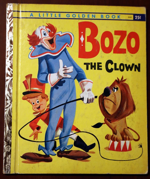 BOZO THE CLOWN by Carl Buettner/Charles Satterfield 1961 Little Golden Book "A"