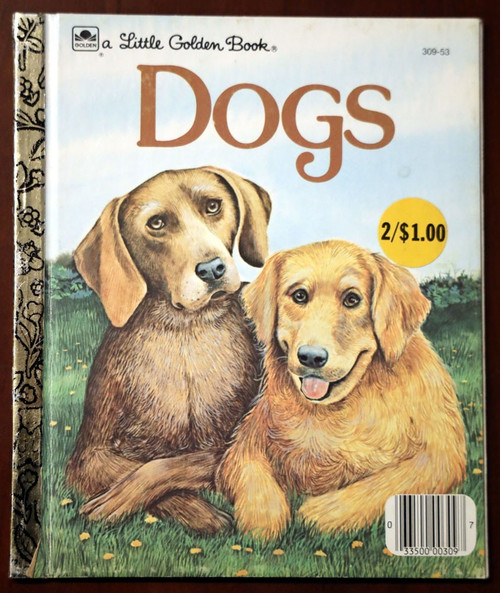 DOGS Vintage 1983 Little Golden Book #309-53 Jean Lewis/Turi Maccombie VG+