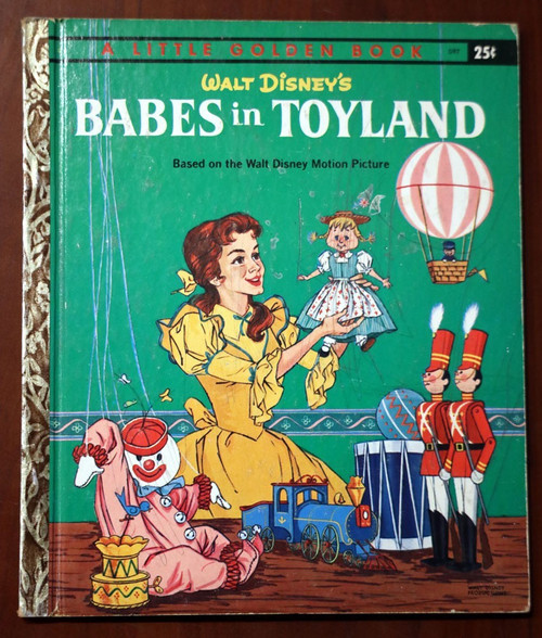 Walt Disney's BABES IN TOYLAND 1961 Vintage Little Golden Book D97 Barbara Hazen