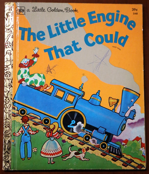 The Little Engine That Could by Watty Piper 1972 Vintage Little Golden Book #548