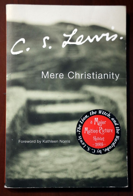 Mere Christianity by C.S. Lewis 2001 Trade Paperback TPB Motion Picture Sticker