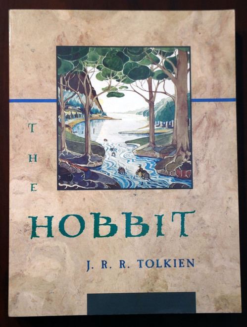 THE HOBBIT by J.R.R. Tolkien *Uncommon* 1976 Paperback Houghton Mifflin Company
