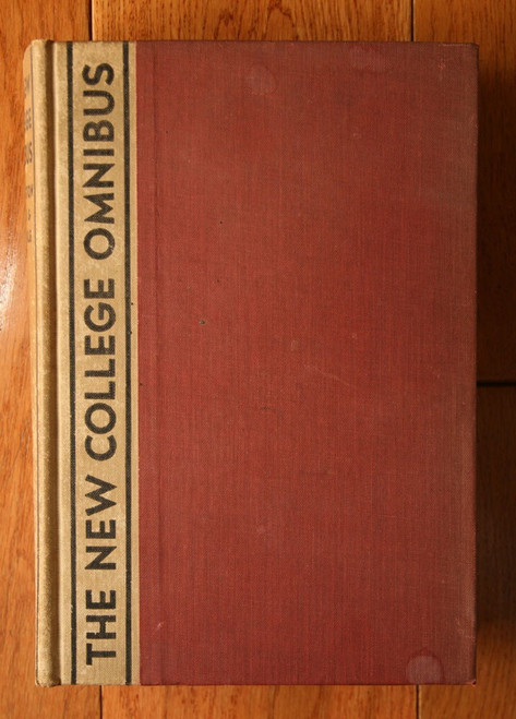 The New College Omnibus by Fullington/ Reed/ McCorkle 1938 Vintage Hardcover