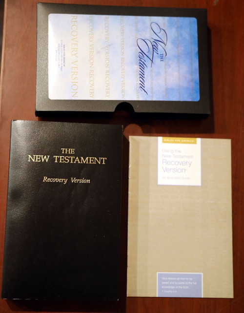 New Testament - Recovery Version 1991 Bible Slipcase LSM Living Stream Ministry