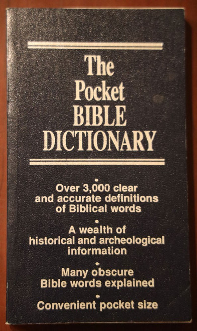 The Pocket Bible Dictionary 1996 With Comprensive Bible Helps - Philip Schaff