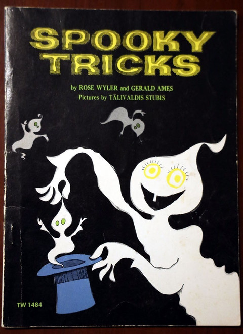 SPOOKY TRICKS by Rose Wyler/Gerald Ames 1968 Scholastic - Talivaldis Stubis Art