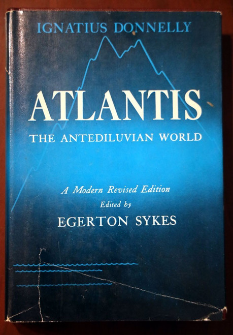 ATLANTIS The Antediluvian World by Ignatius Donnelly 1949 HC/DJ Egerton Sykes