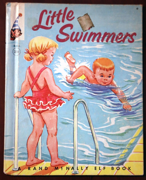 LITTLE SWIMMERS by Virginia Hunter/Dorothy Grider 1960 Vintage Rand McNally Elf