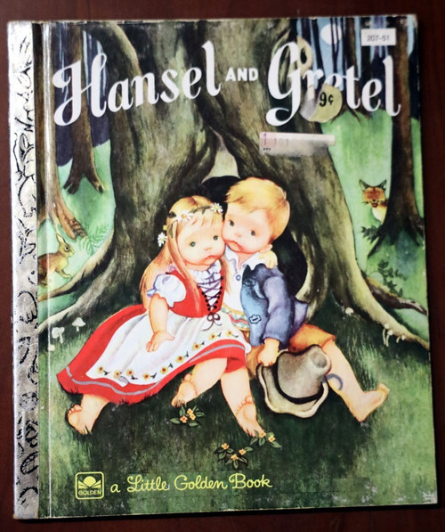 HANSEL AND GRETEL - Brothers Grimm/Eloise Wilkin 1982 Vintage Little Golden Book